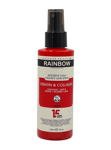 Rainbow - Rainbow Keratin & Collagen Yıpranmış Saçlar için Bakım Spreyi 150 ml