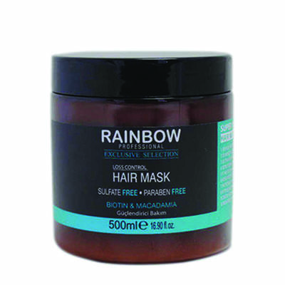 Rainbow Biotin & Macadamia Güçlendirici Bakım Saç Maskesi 500 ml