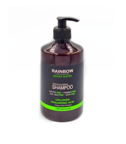 Rainbow - Rainbow Collagen & Hyaluronic Acid Onarıcı Nem Terapisi Şampuan 500 ml