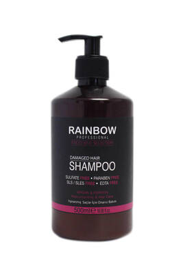 Rainbow Şampuan Yıpranmış Saçlar 500 ml Argan & Keratin