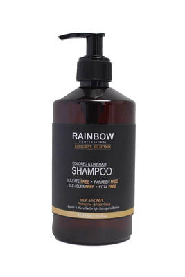 Rainbow Milk & Honey Boyalı ve Kuru Saçlar İçin Koruyucu Bakım Şampuan 500 ml